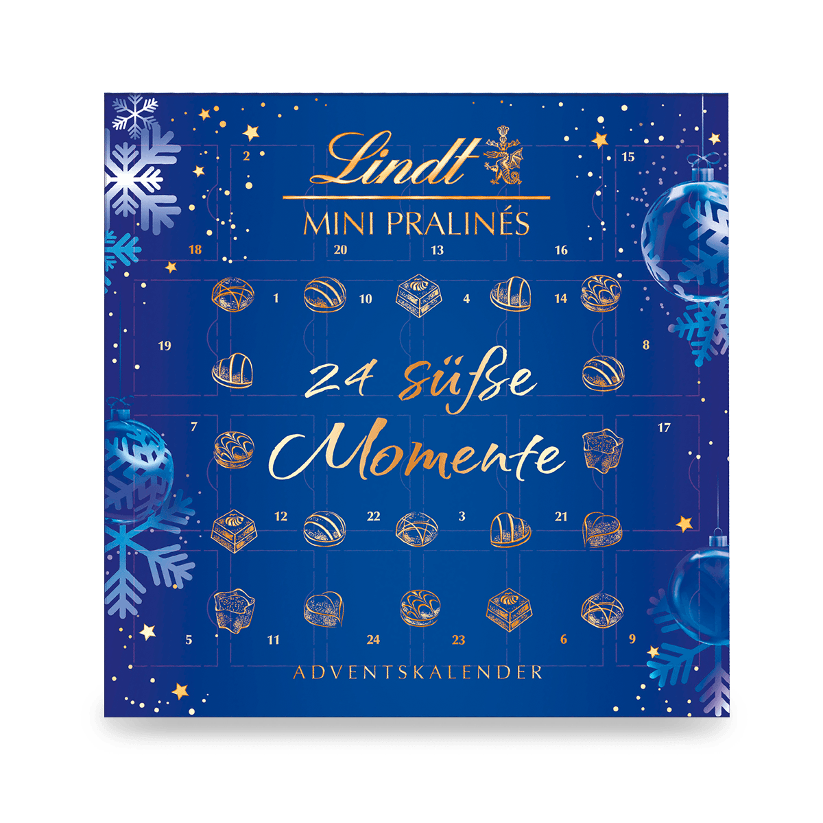 Lindt MINI PRALINÉS Adventskalender 125g