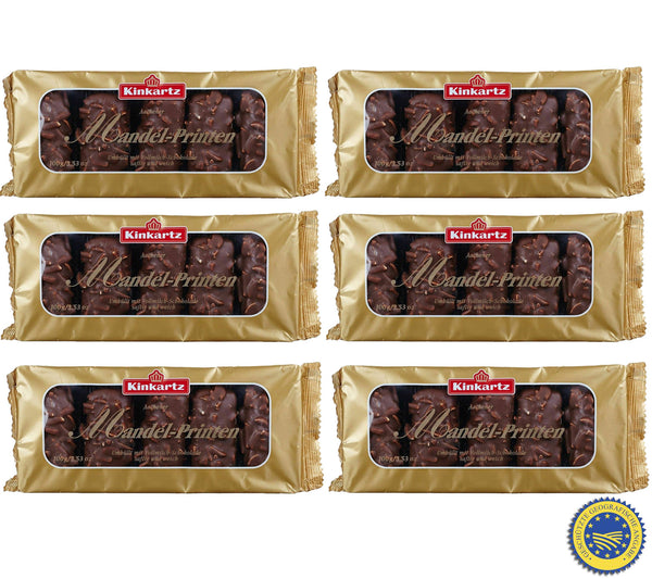 Kinkartz Aachener Mandel-Printen Vollmilch schokolade (6x 100g) MHD: 4/2026