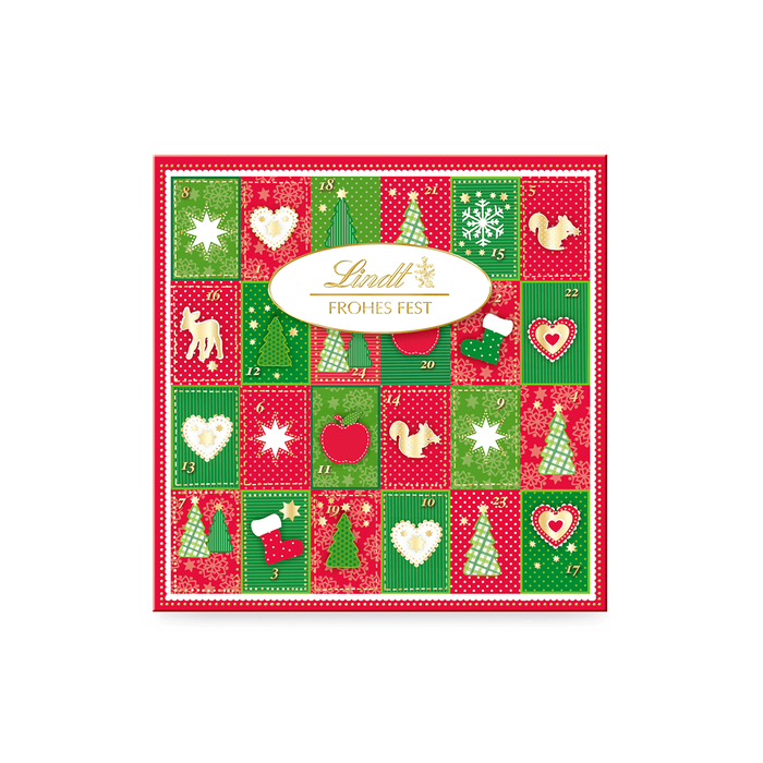 Lindt Frohes Fest Mini Tisch Adventskalender 115g