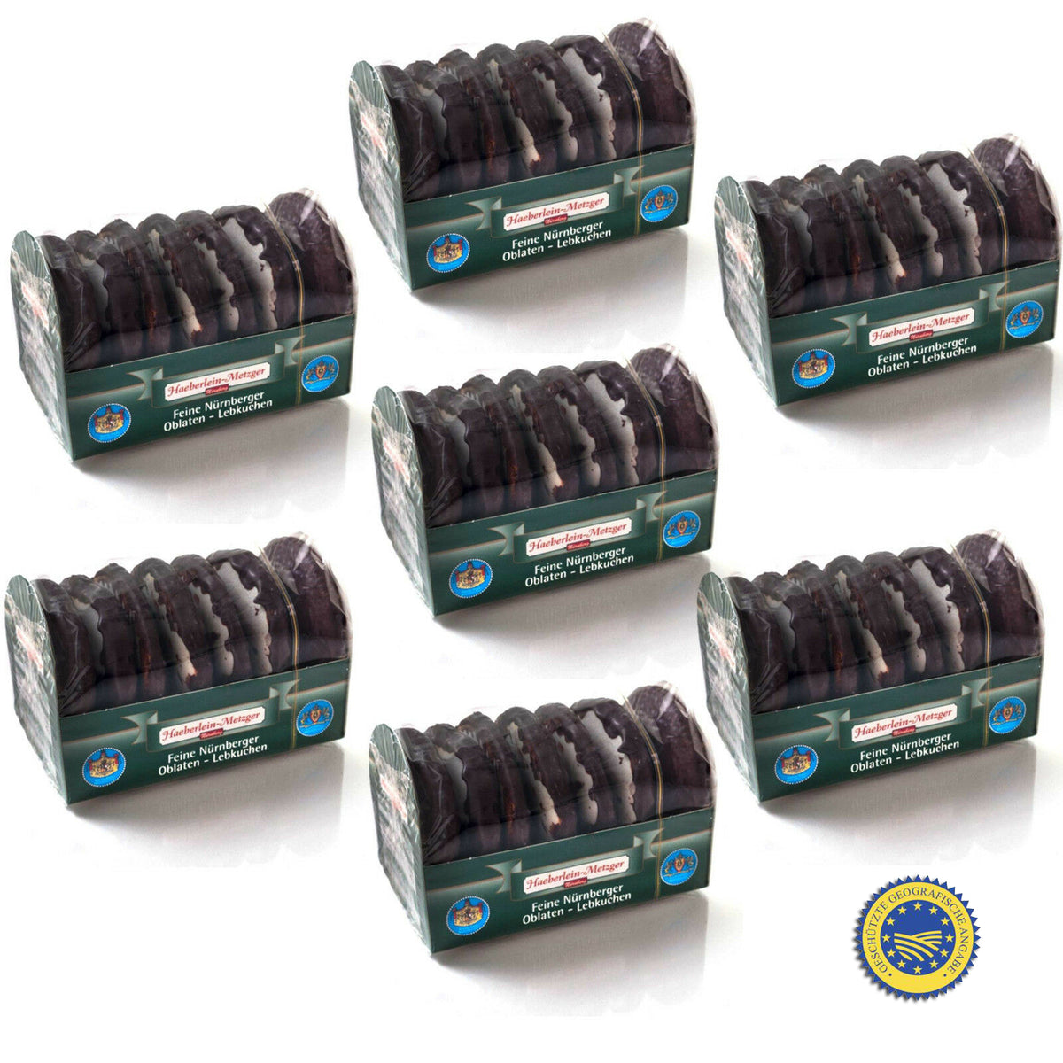 Metzger Feine Nürnberger Oblaten Lebkuchen Haeberlein 7x200g Schoko ... Metzger Feine Nürnberger Oblaten Lebkuchen Haeberlein 7x200g Schoko ...