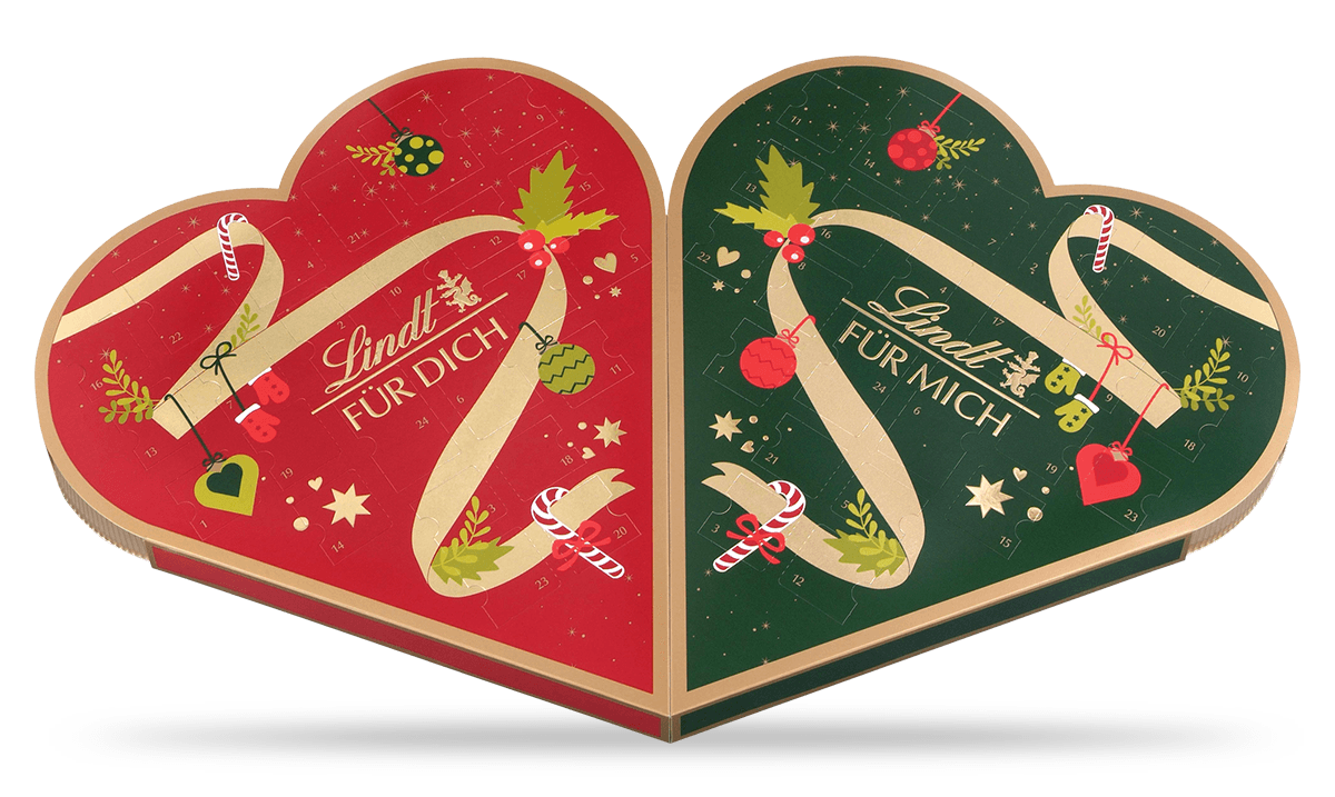 Lindt Pärchen-Adventskalender 505g