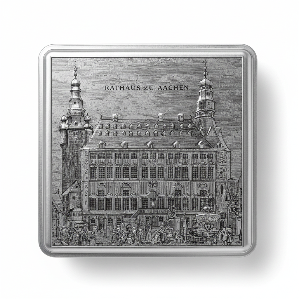 Lambertz Rathaus Dose gefüllt mit Petits Soleils 500g