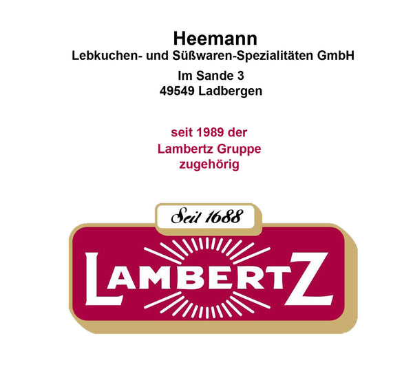 Schokoladen Printen von Kinkartz mit 22% Zartbitterschokolade 2. Wahl (5 x 400gr)