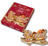 Lambertz Lebkuchen Schlitten mit Dekor Bastel-Set 828 g