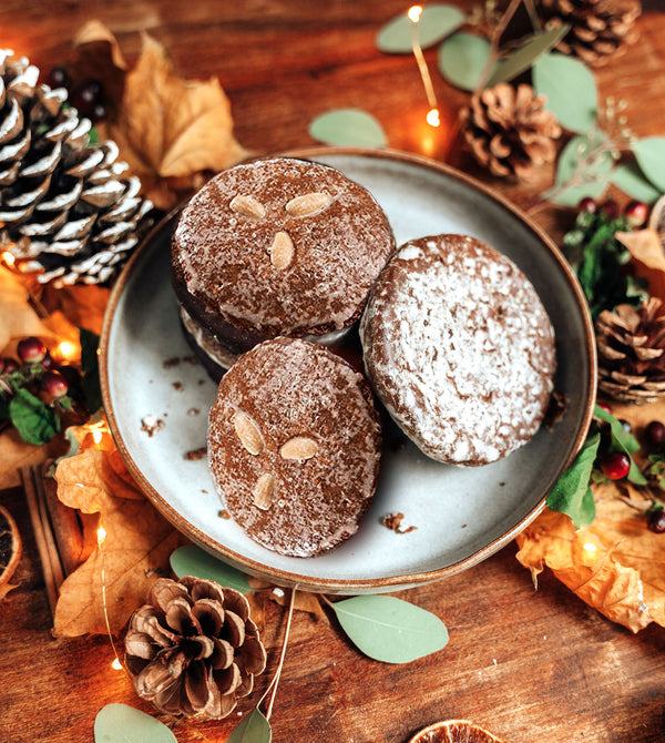 WEISS 0,5 kg feinste Elisen Lebkuchen glasiert lose ware im Beutel 2.Wahl 500g
