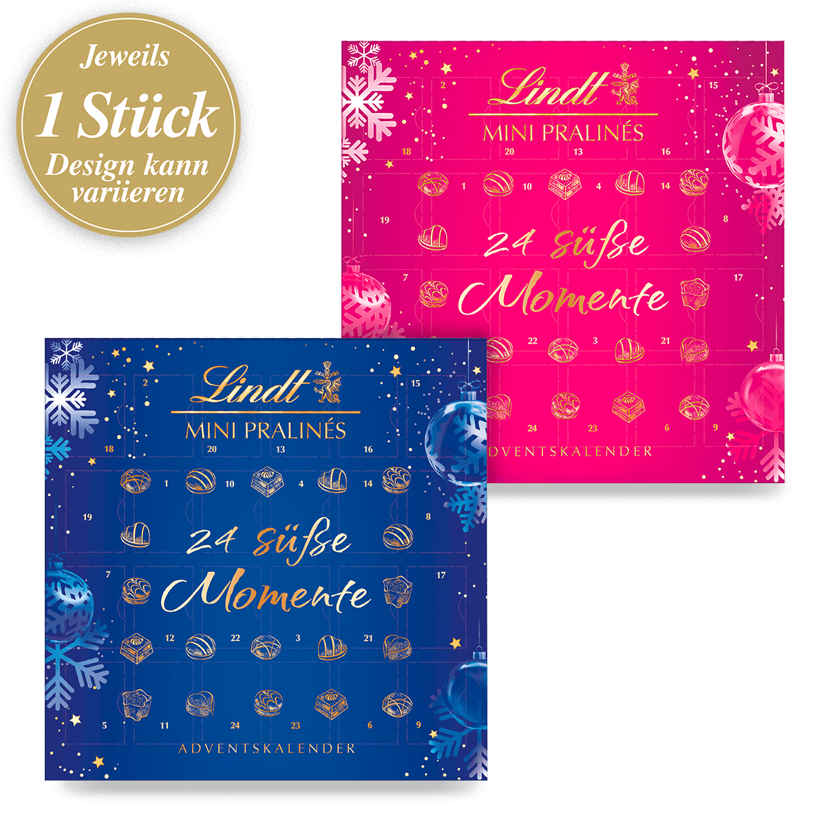 Lindt MINI PRALINÉS Adventskalender 125g
