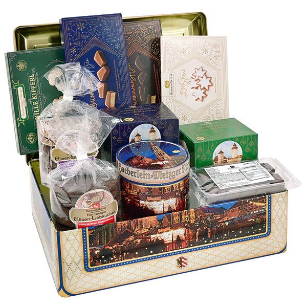 Haeberlein Metzger Christkindlesmarkt-Truhe 1,75 kg weisse Dose