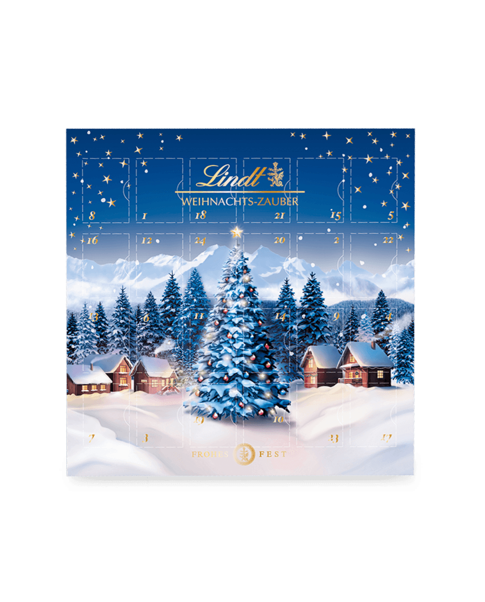 Lindt Weihnachtszauber Mini-Tisch-Adventskalender 115g