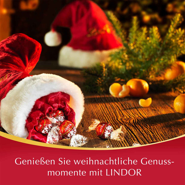 Lindt Lindor Weihnachtsmann-Mütze 175g