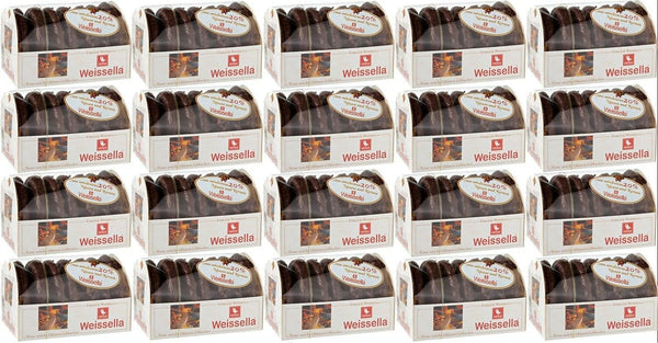 WEISS 20x 200g Weissella Oblaten Lebkuchen Zartbitter 20% Nüsse 4 Kg MHD: 04/2026