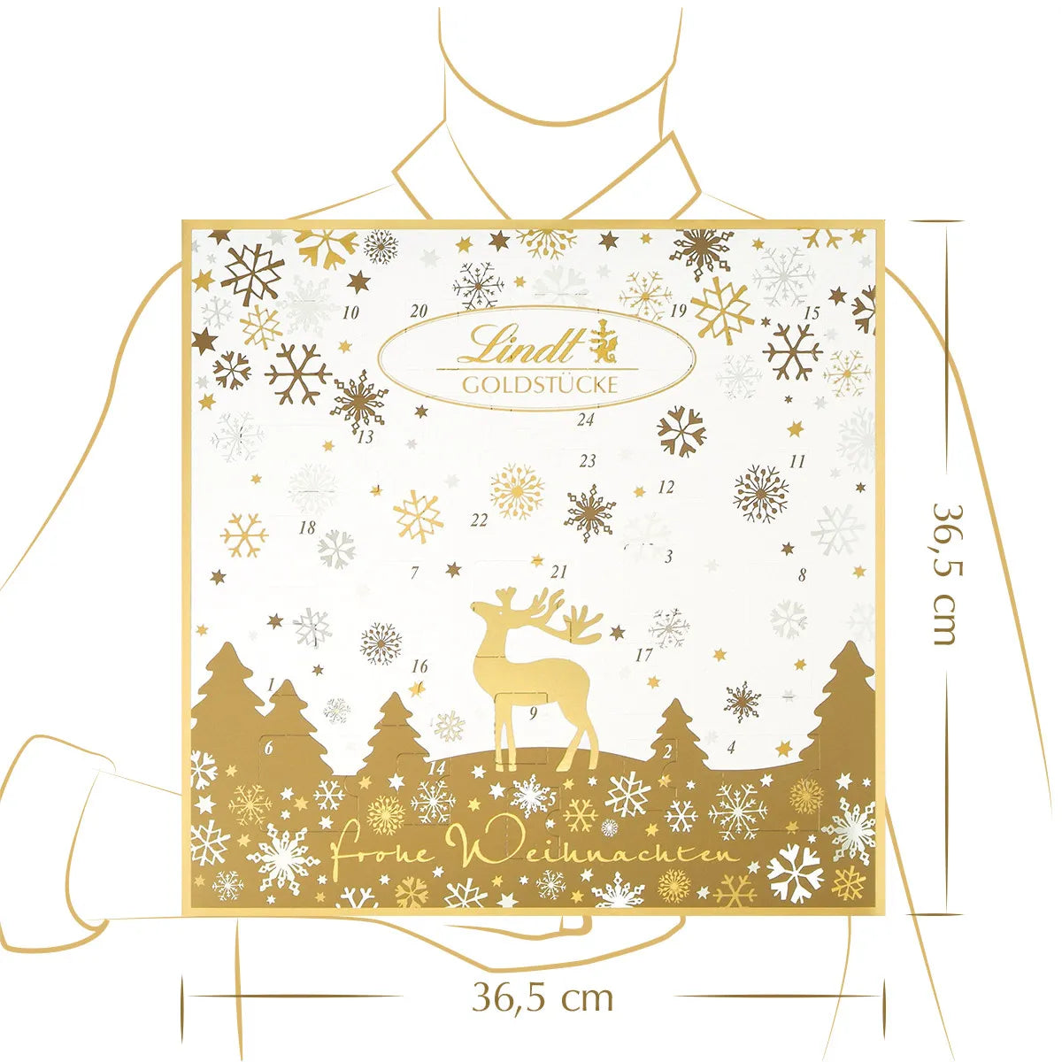 Lindt Goldstücke Adventskalender 156g