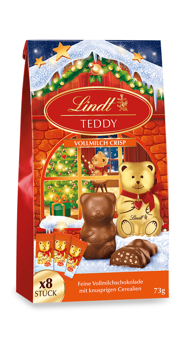 Lindt TEDDY gefüllt Vollmilch Crisp 73g