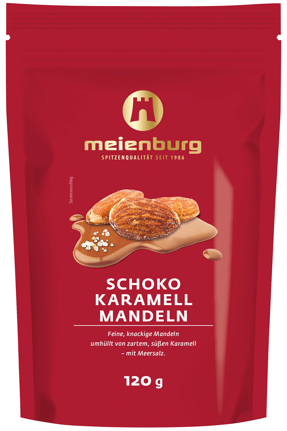 Meienburg Schoko Karamell Mandeln mit Meersalz 120g
