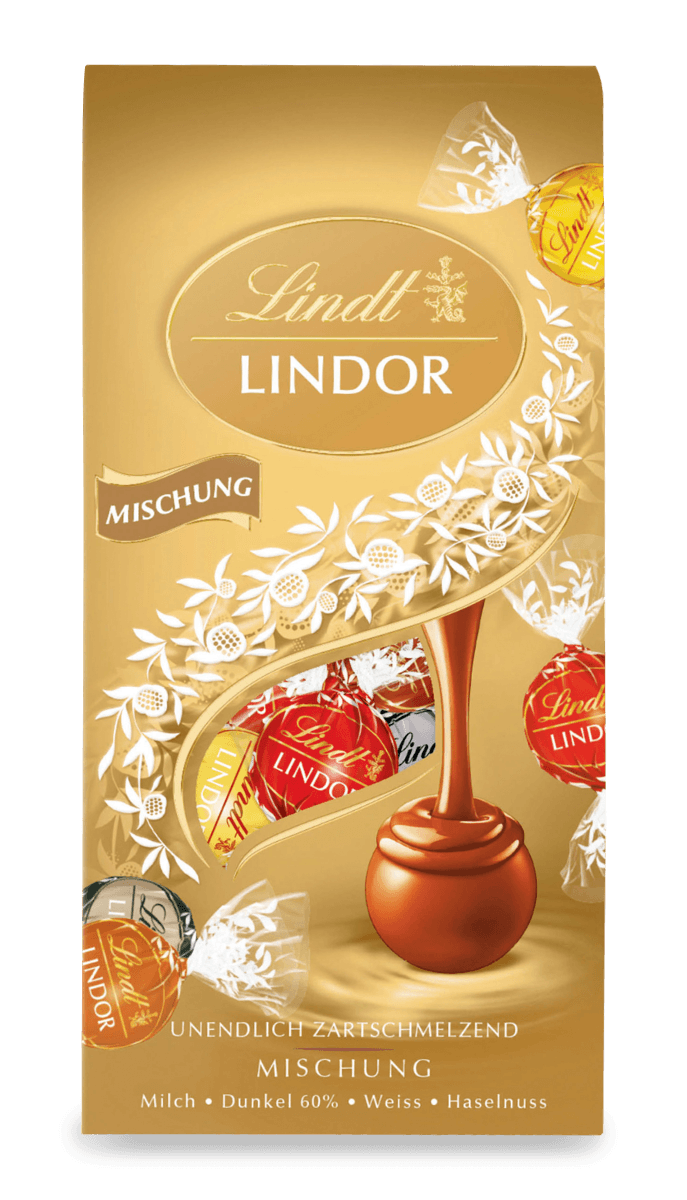 Lindt LINDOR Kugel Beutel Mischung 99g