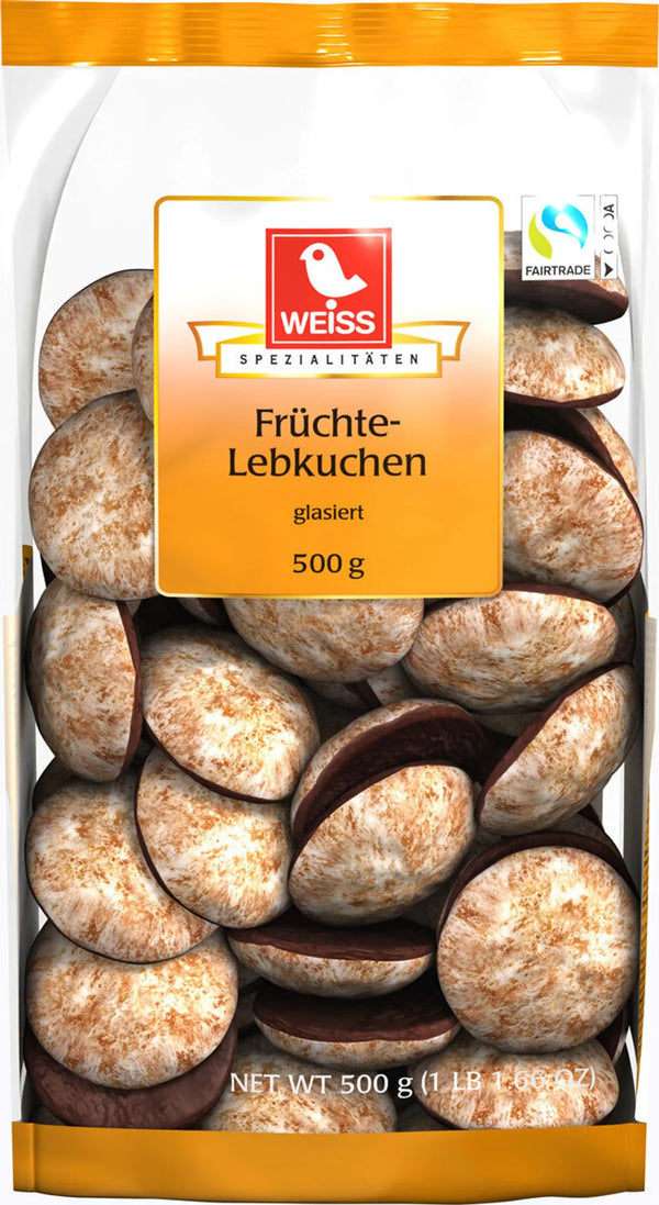 Weiss Früchtelebkuchen 500g
