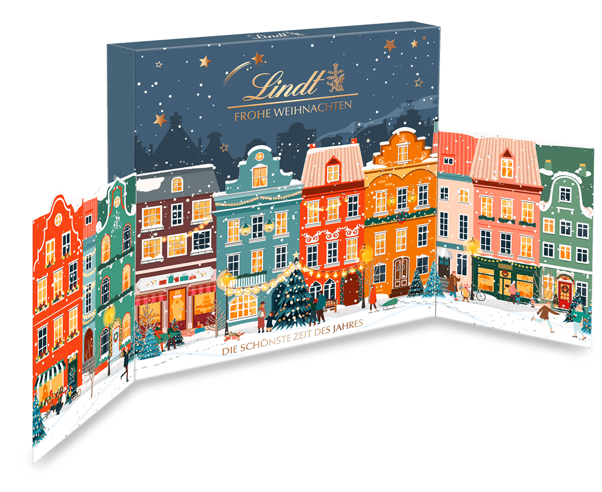 Lindt Winterhäuser Adventskalender 153g