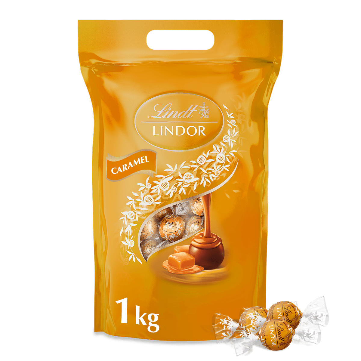 Lindt LINDOR Kugel Beutel Caramel 1kg