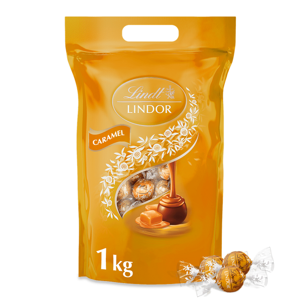 Lindt LINDOR Kugel Beutel Caramel 1kg
