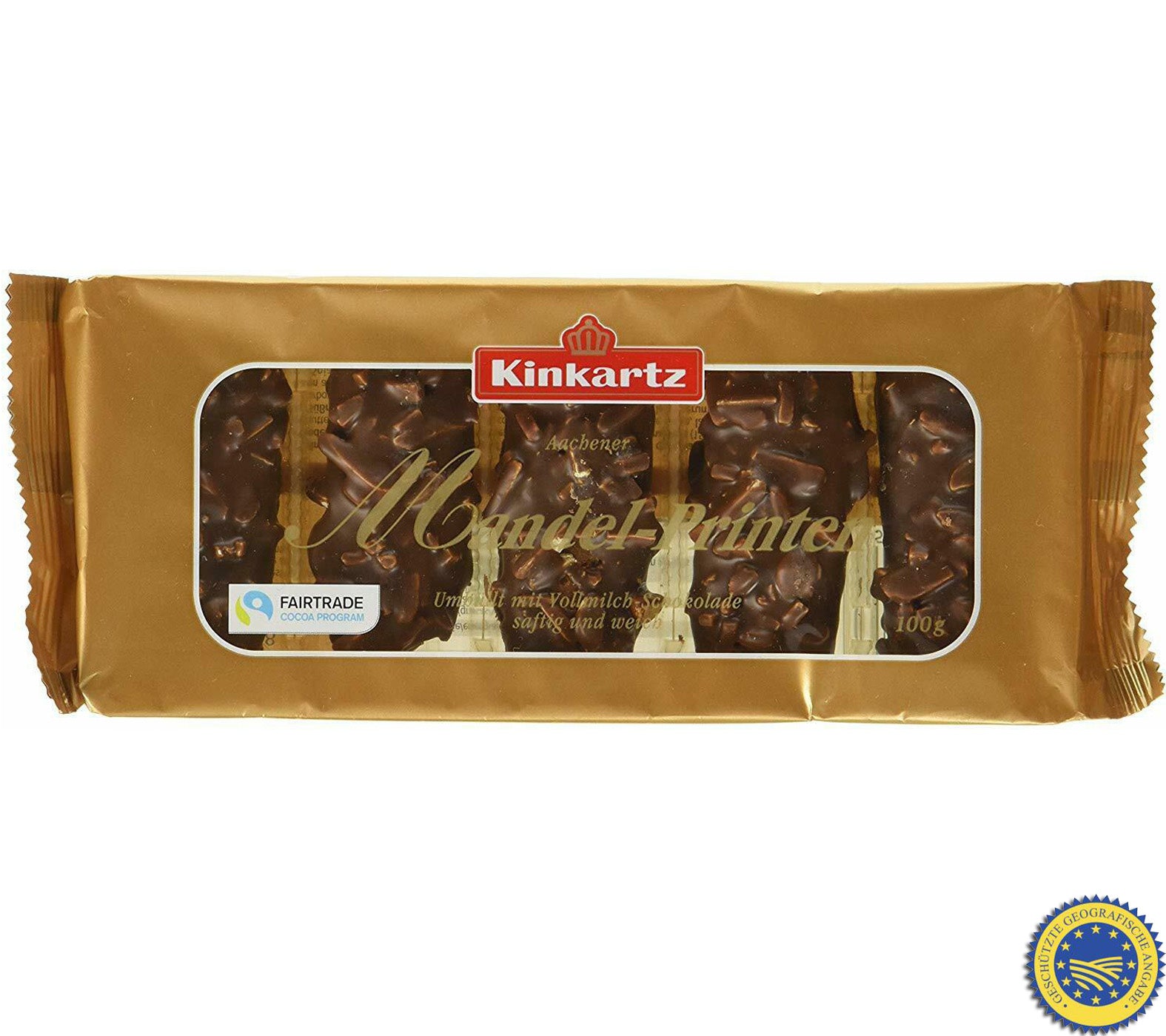 Kinkartz 1x 100gr Aachener Mandel-Printen Vollmilch schokolade MHD: 30/04/2026