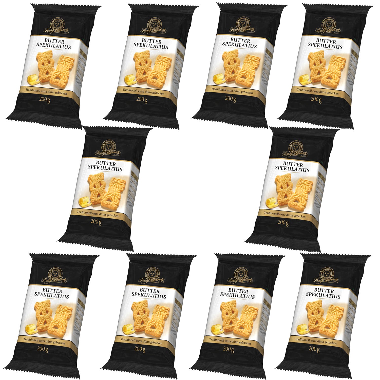 Henry Lambertz 200gr Butter Spekulatius Traditionell extra dünn gebacken MHD:04/26