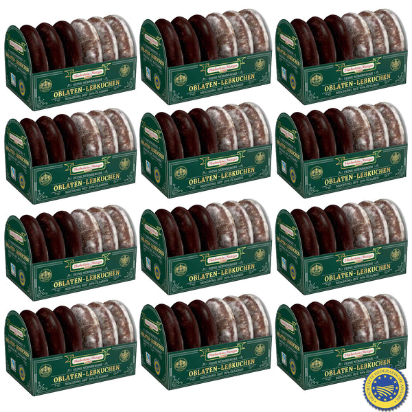 Haeberlein Metzger 12x 200g Feine Nürnberger Oblaten Lebkuchen 2-fach