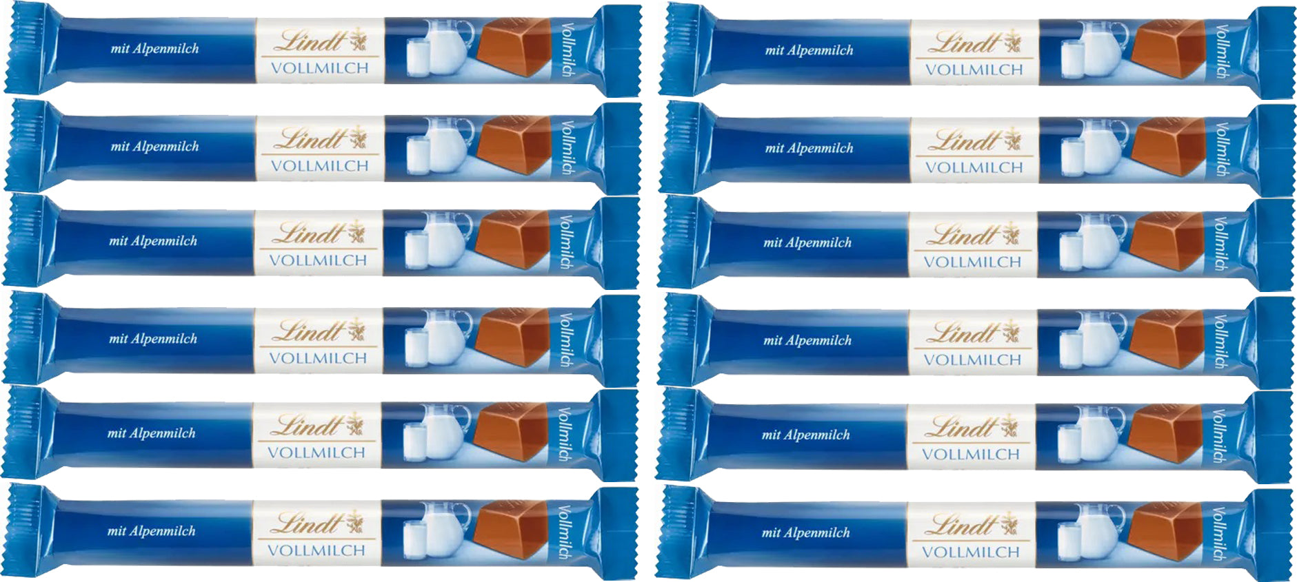 Lindt Vollmilch Stick  12x 40g   |  480g  |