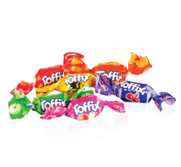 TOFFIX 8 kg fruchtig gefüllte Kaubonbons von Elvan  Wurfmaterial MHD 11/2026