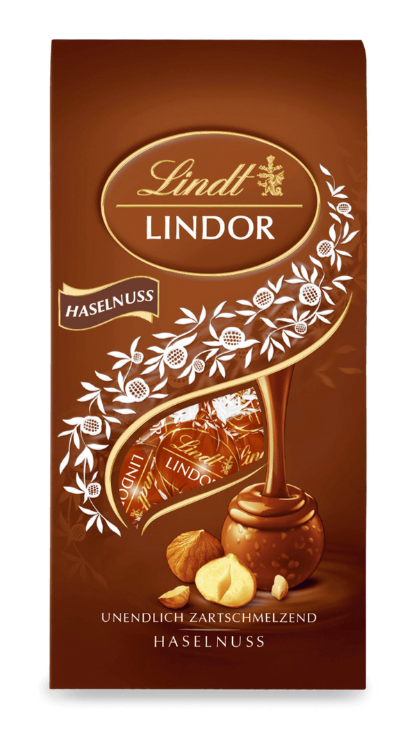 Lindt LINDOR Kugel Beutel Haselnuss 100g