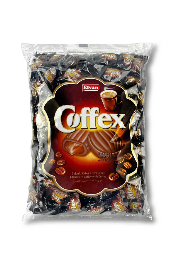 Coffex - gefüllte Bonbons mit Kaffeegeschmack von Elvan 1 kg
