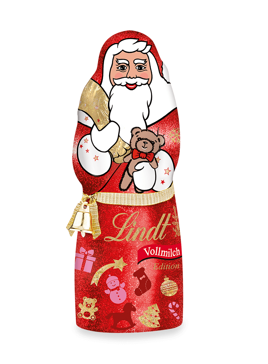 Lindt Weihnachtsmann Santa Family Edition Vollmilch 125g