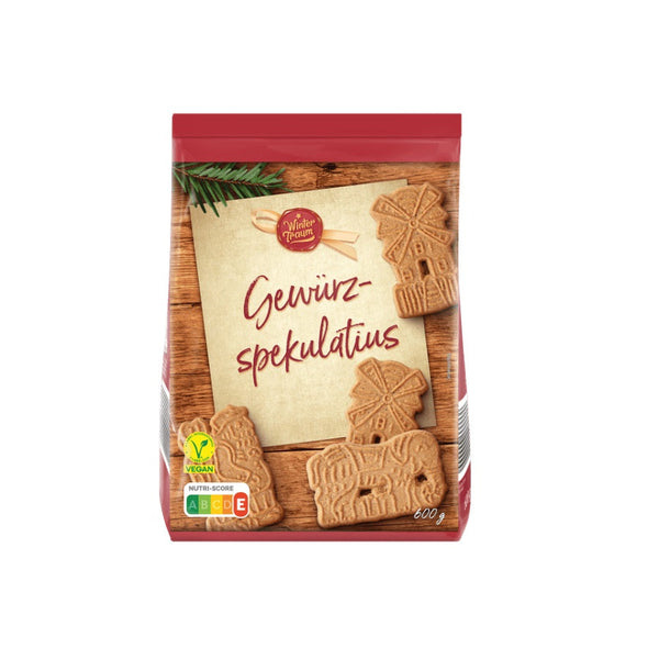 3x600g Gewürzspekulatius | Borggreve - Wintertraum | 1800g