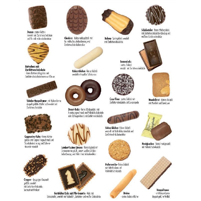 Henry Lambertz Best Selection 22 Gebäcksorten in einer schönen Metall Dose 1kg