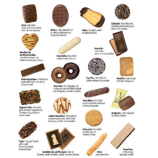 Henry Lambertz Best Selection 22 Gebäcksorten in einer schönen Metall Dose 1kg