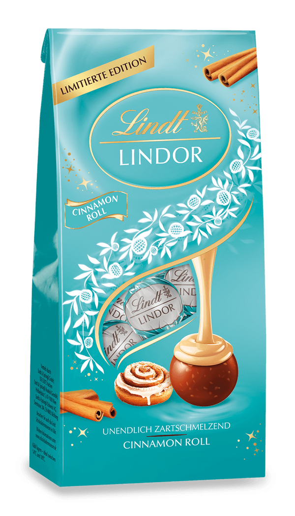 Lindt LINDOR Kugel Beutel Cinnamon Roll 100g