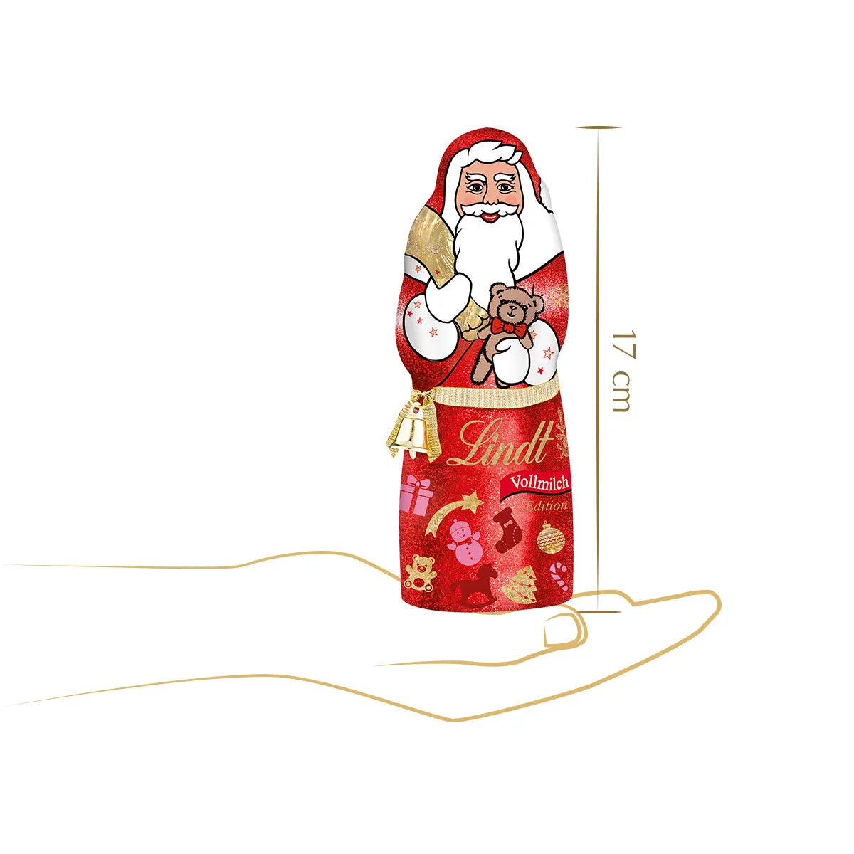 Lindt Weihnachtsmann Santa Family Edition Vollmilch 125g