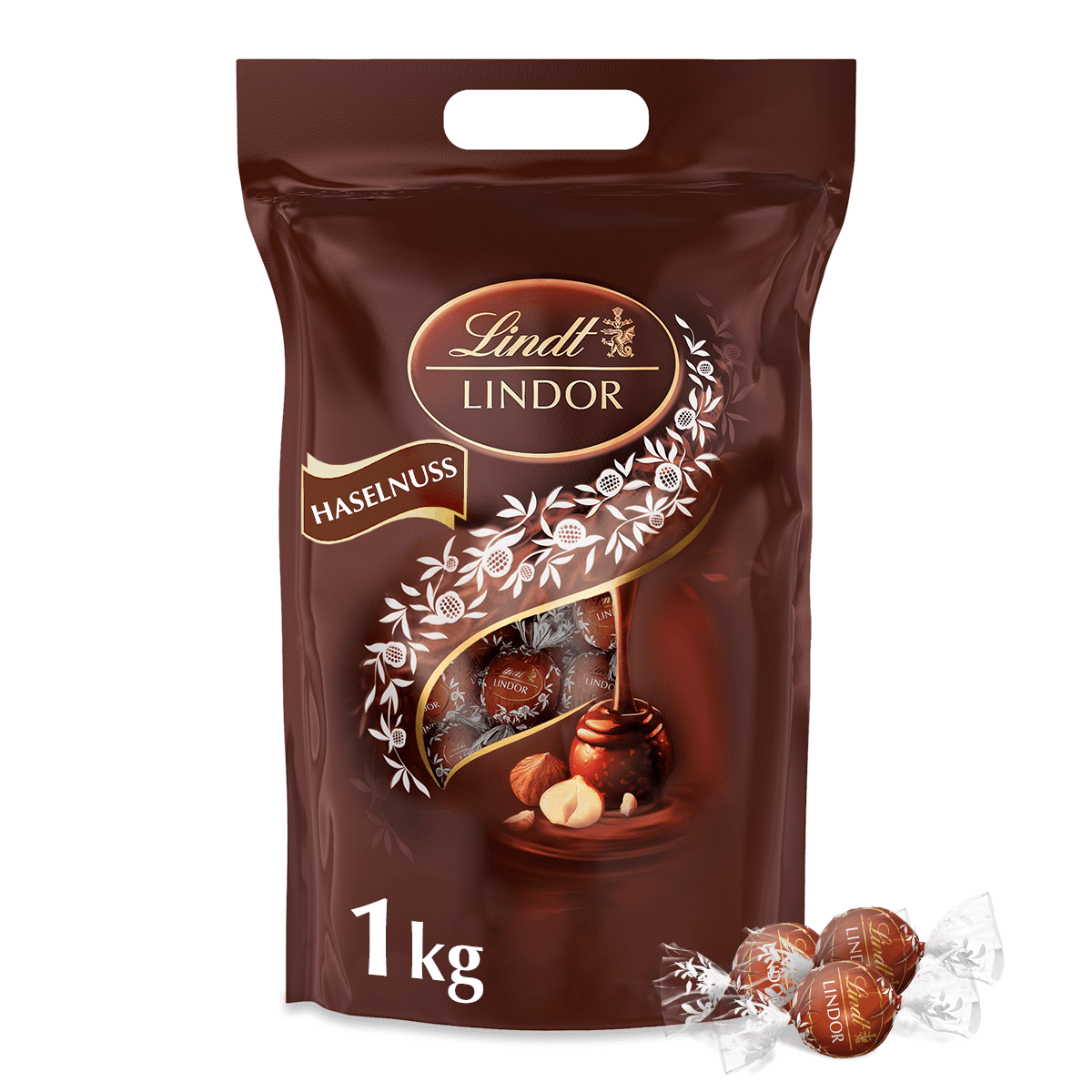 Lindt LINDOR Kugel Beutel Haselnuss 1kg