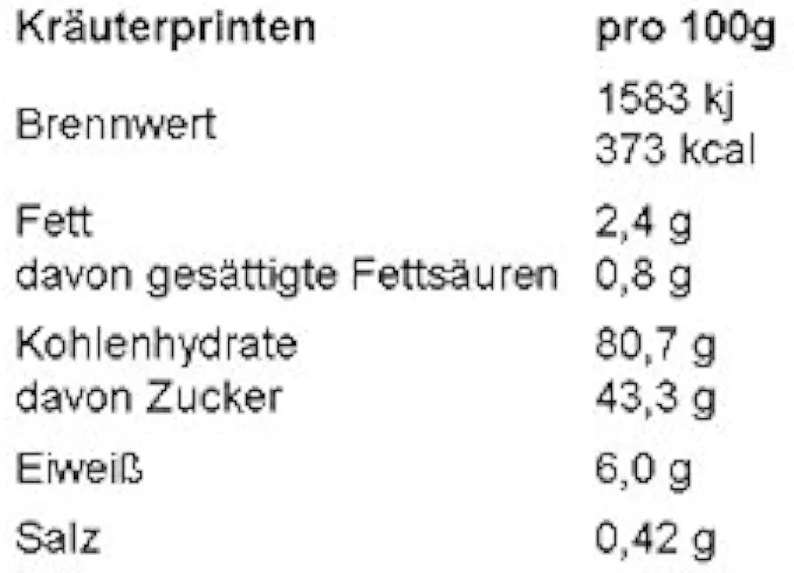 Aachener Kräuterprinten knusprig gebacken, voller Aroma durch edle Gewürze und Krümelkandis, 600g (3x200g)