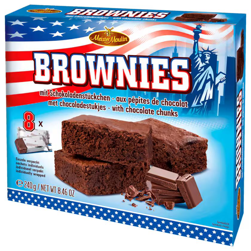 Meister Moulin Brownies 240g (8x30g)