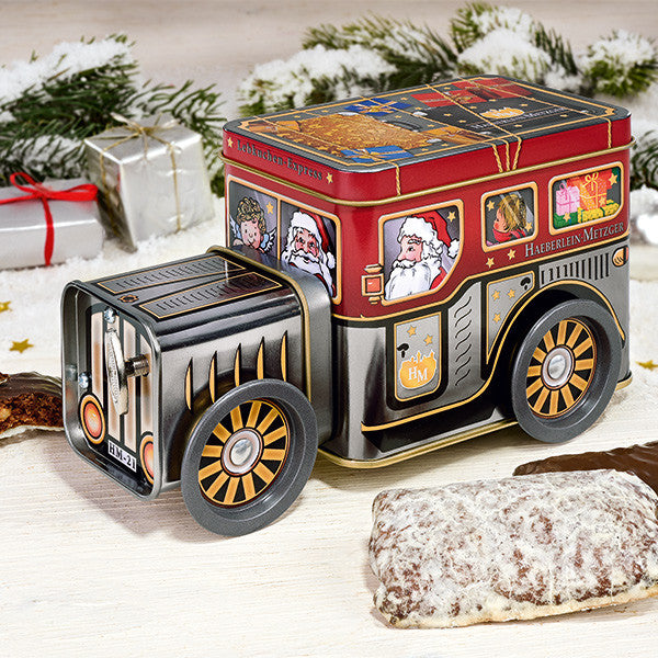 Haeberlein Metzger Santas Lebkuchen Express Silber Rot 175 g Elisen