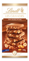 Lindt LES GRANDES Haselnuss Milch 150g