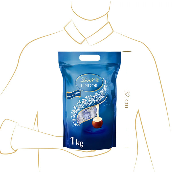 Lindt LINDOR Kugel Beutel Milchcrème 1kg