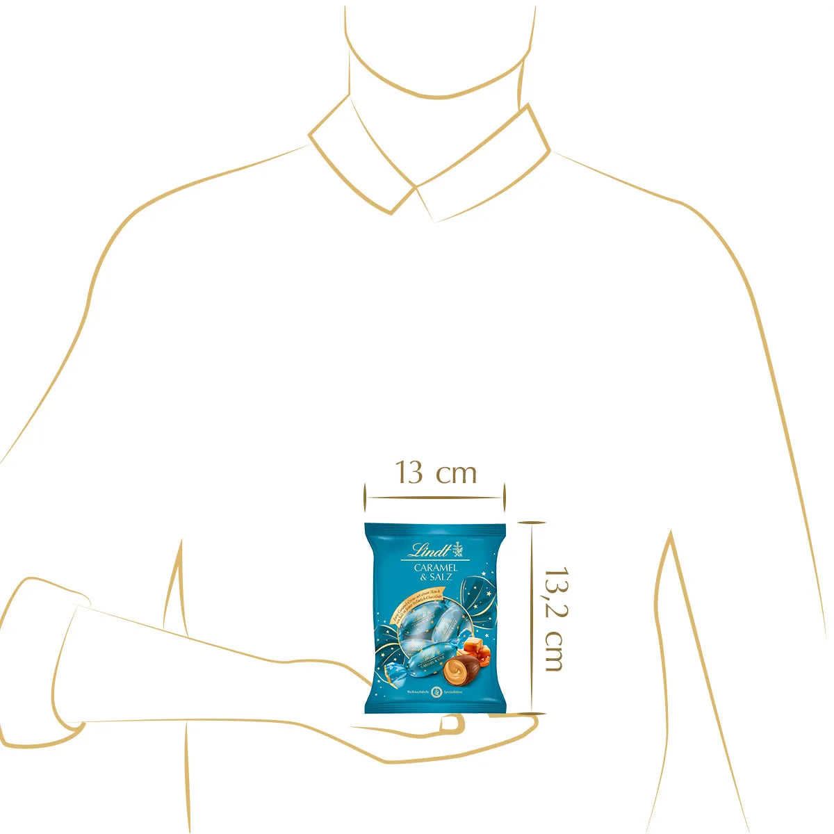 Lindt Caramel & Salz Zapfen 101g