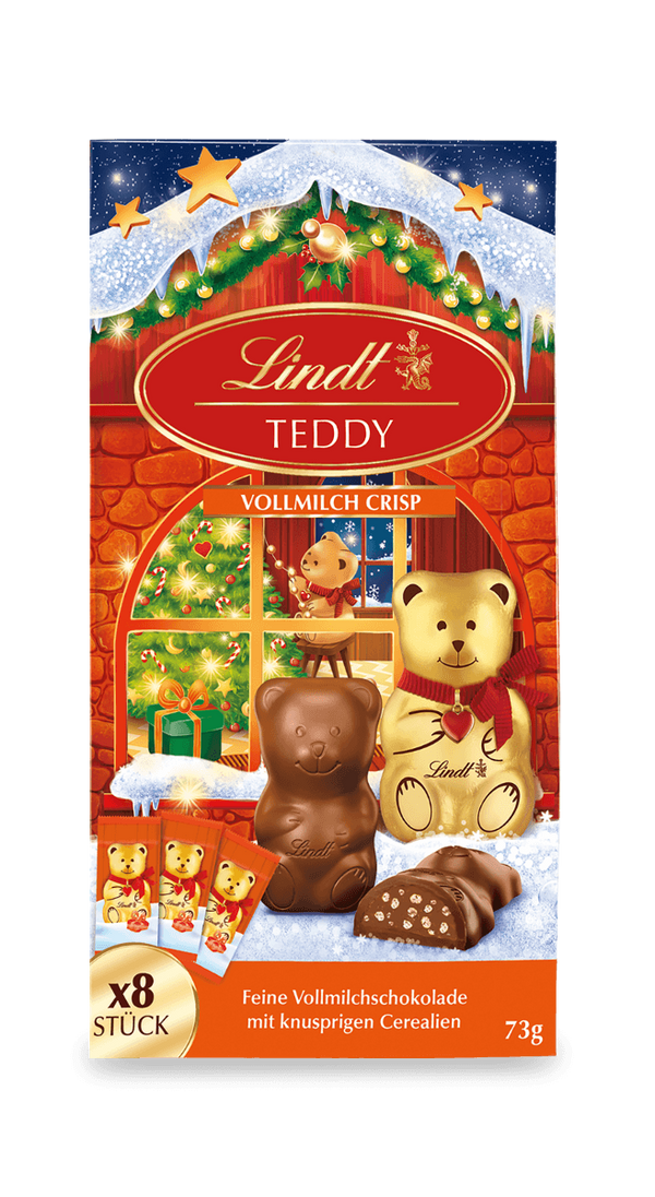 Lindt TEDDY gefüllt Vollmilch Crisp 73g