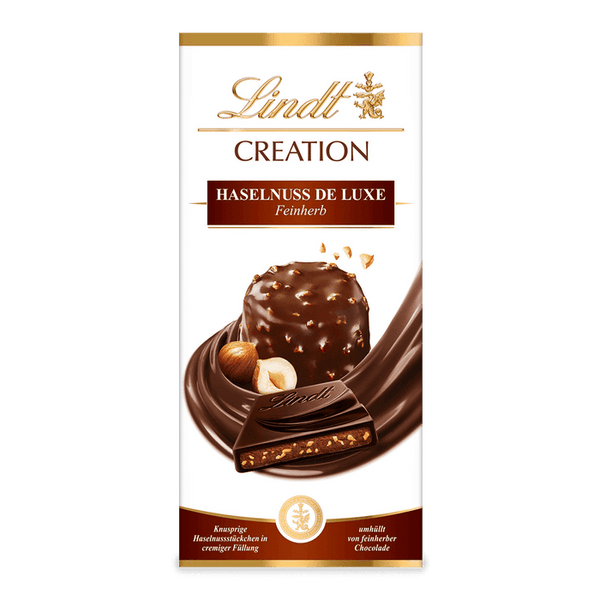 Lindt Creation Haselnuss de Luxe Feinherb Tafel 150g