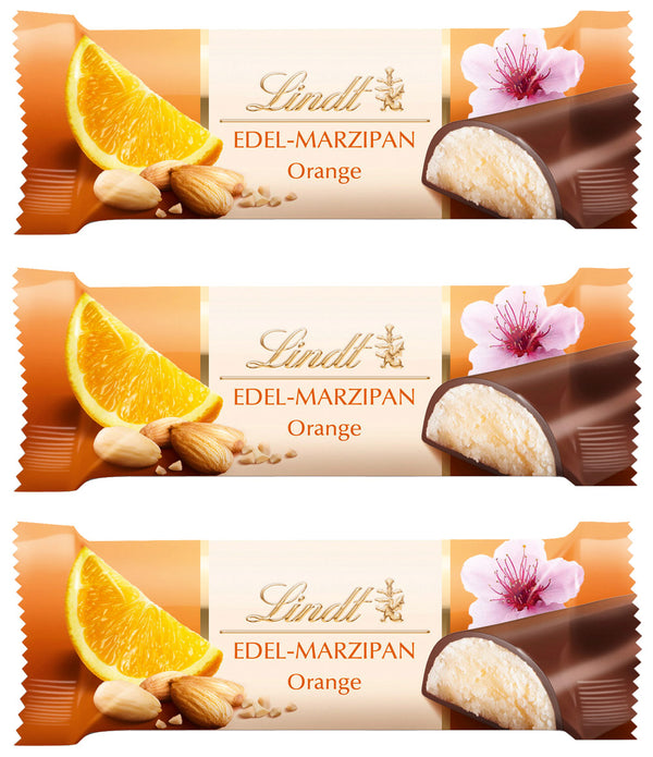 Lindt EDEL-MARZIPAN  Orange | 50g je Riegel