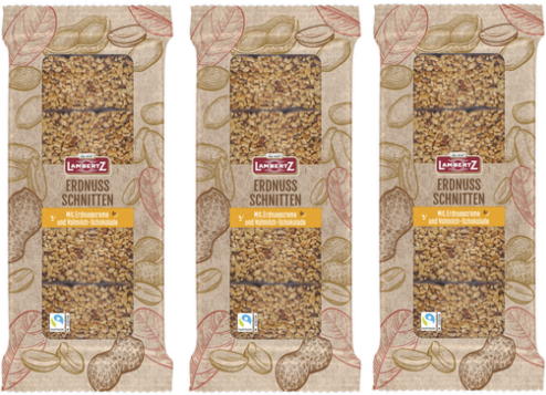 Lambertz Erdnussschnitten (Neu) (3x200g)