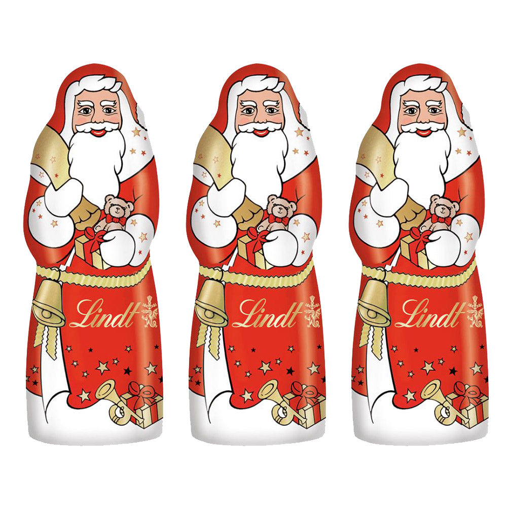 Lindt Weihnachtsmann aus feinster Alpenvollmilch Schokolade 40 g je Santa Claus MHD 2026