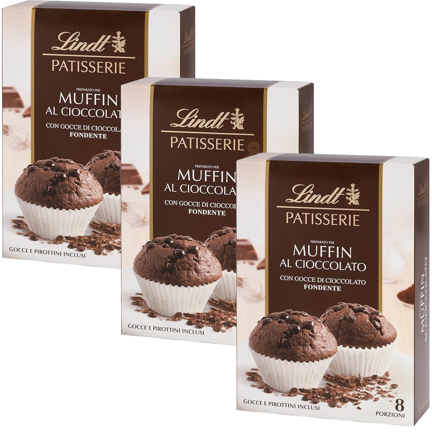 3x Lindt Patisserie | Feines Backen  Backmischung | MUFFINS