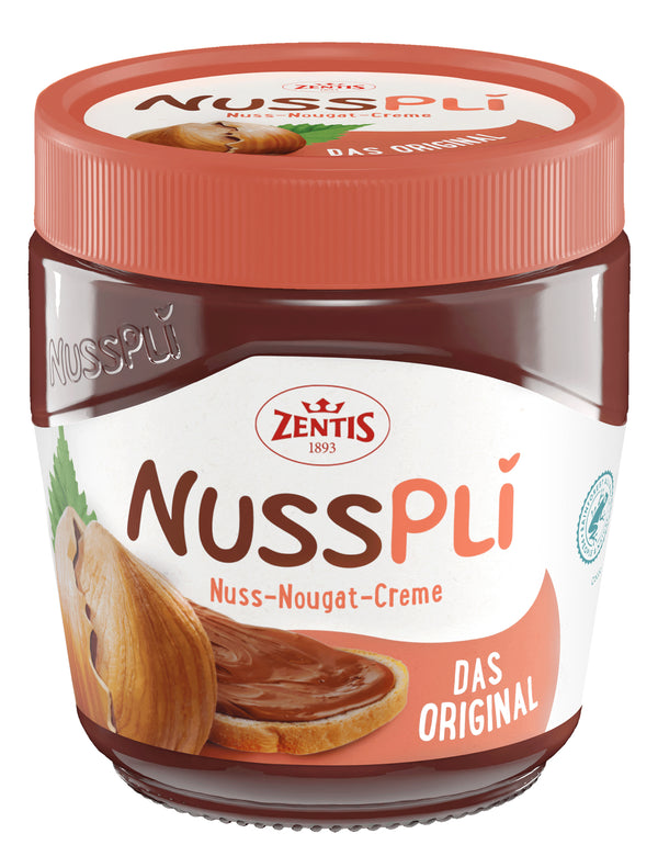 Nusspli Nuss Nougat Creme Zentis (400g Glas)