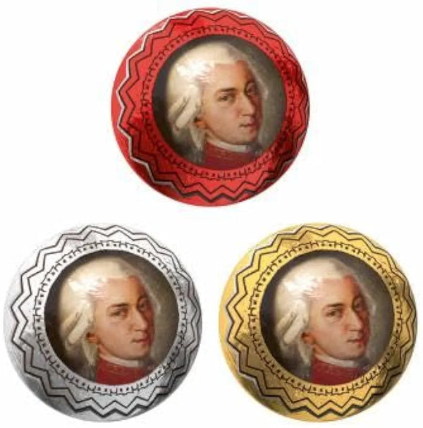 Mozartkugeln in Geschenkbox Henry Lambertz 300g mit Haselnuss-Nougat-, Pistazien- und Edelmarzipan MHD 4/26